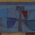Ravnoteža (1960-61) ulje na platnu, vl. Muzej grada Novog Sada